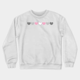 Demigirl pride flag Crewneck Sweatshirt